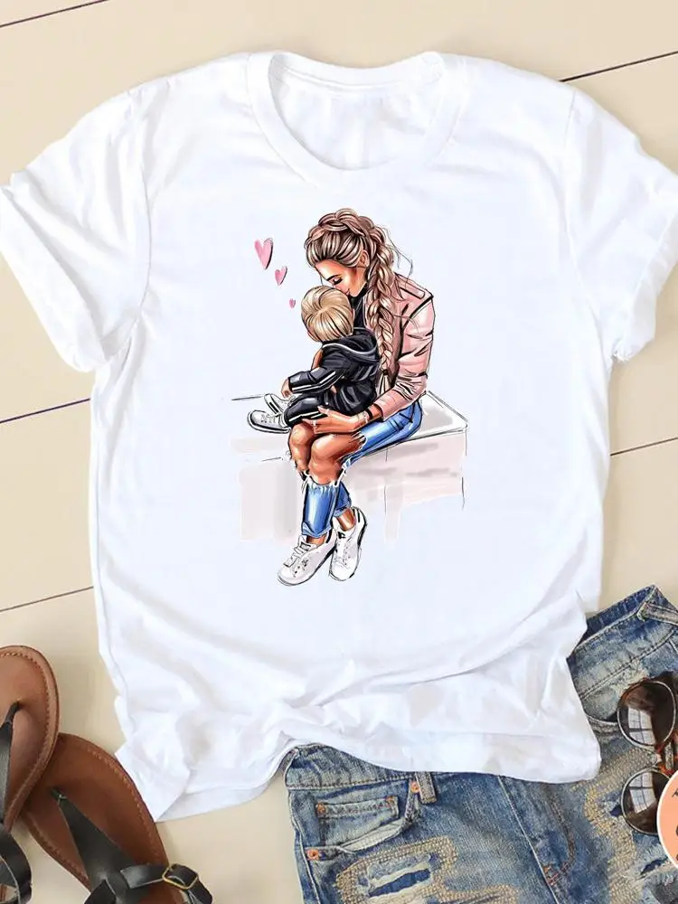 Sweet Love Mama Mom Cute T-shirts Clothing Short Sleeve Clothes Fashion Summer Casual Ladies Print Women T Female Graphic Tee
Sweet Love Mama Mom Cute T-shirts Clothing Short Sleeve Clothes Fashion Summer Casual Ladies Print Women T Female Graphic Tee