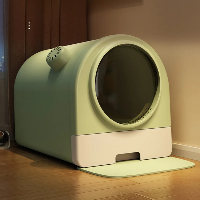 Indoor Drawer Cat Bedpans Enclosed Sandbox Leak Proof Deodorization Cat Bedpans Toilet Covered Arenero Gato Litter Box QF50CB
Indoor Drawer Cat Bedpans Enclosed Sandbox Leak Proof Deodorization Cat Bedpans Toilet Covered Arenero Gato Litter Box QF50CB