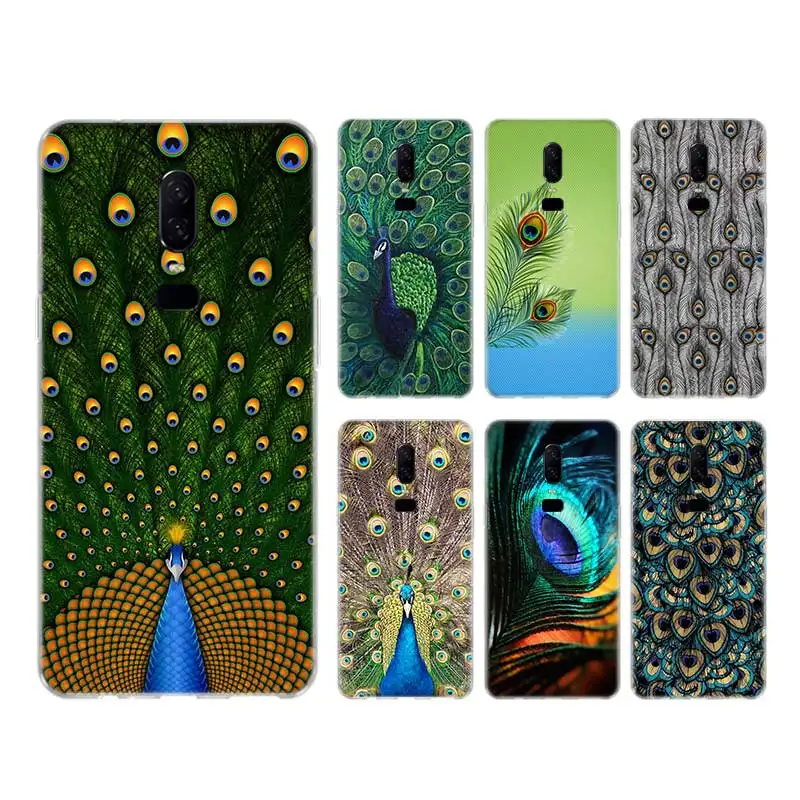 

Bird Peacock Feather Case For Redmi 9C 9A 7 8A Silicone Soft TPU Cover For Redmi 10X Pro 8 9 9T 7A 6A 6 5 Plus Coque