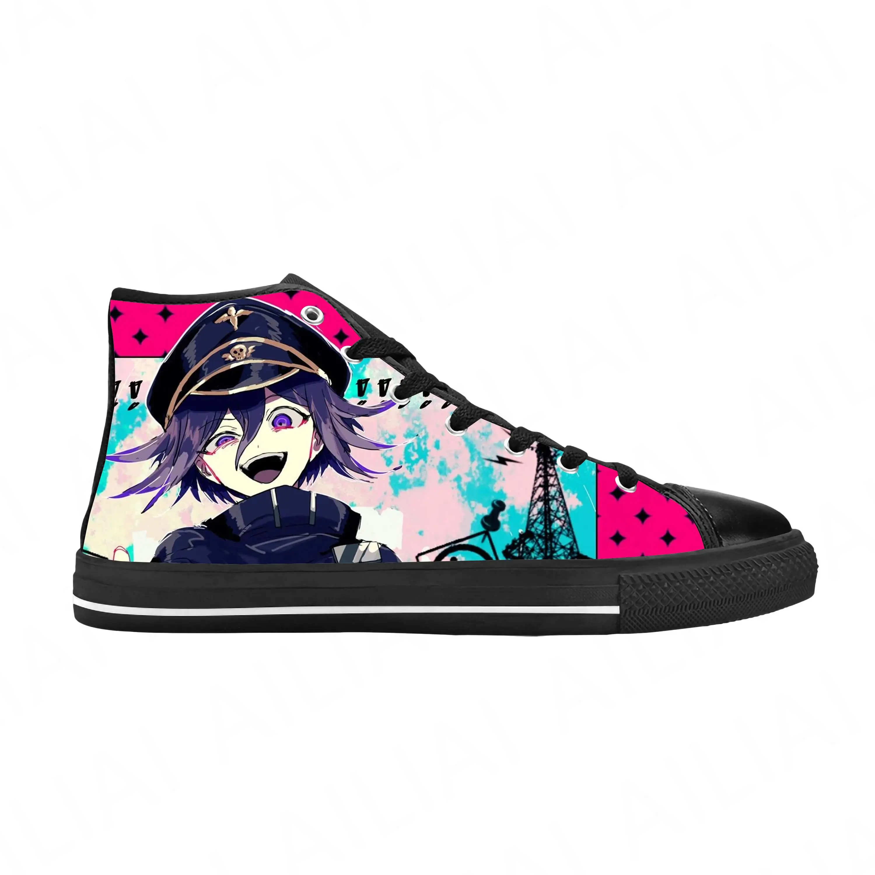 Аниме мультфильм игра данганронпа Kokichi Oma Ouma повседневные тканевые туфли высокие удобные дышащие 3D печати мужские женские кроссовки
Аниме мультфильм игра данганронпа Kokichi Oma Ouma повседневные тканевые туфли высокие удобные дышащие 3D печати мужские женские кроссовки