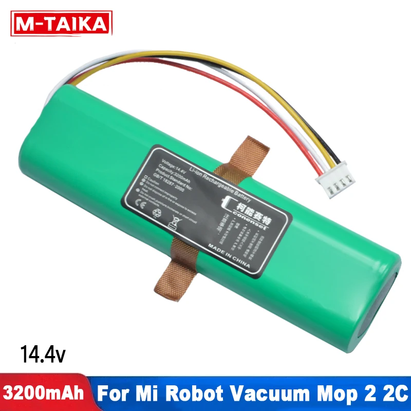 Сменный аккумулятор для робота-пылесоса Xiaomi Mi 2 XMSTJQR2C STYTJ03ZHM 2C, 14,4 В, 3200 мАч, аксессуары для робота-пылесоса
Сменный аккумулятор для робота-пылесоса Xiaomi Mi 2 XMSTJQR2C STYTJ03ZHM 2C, 14,4 В, 3200 мАч, аксессуары для робота-пылесоса