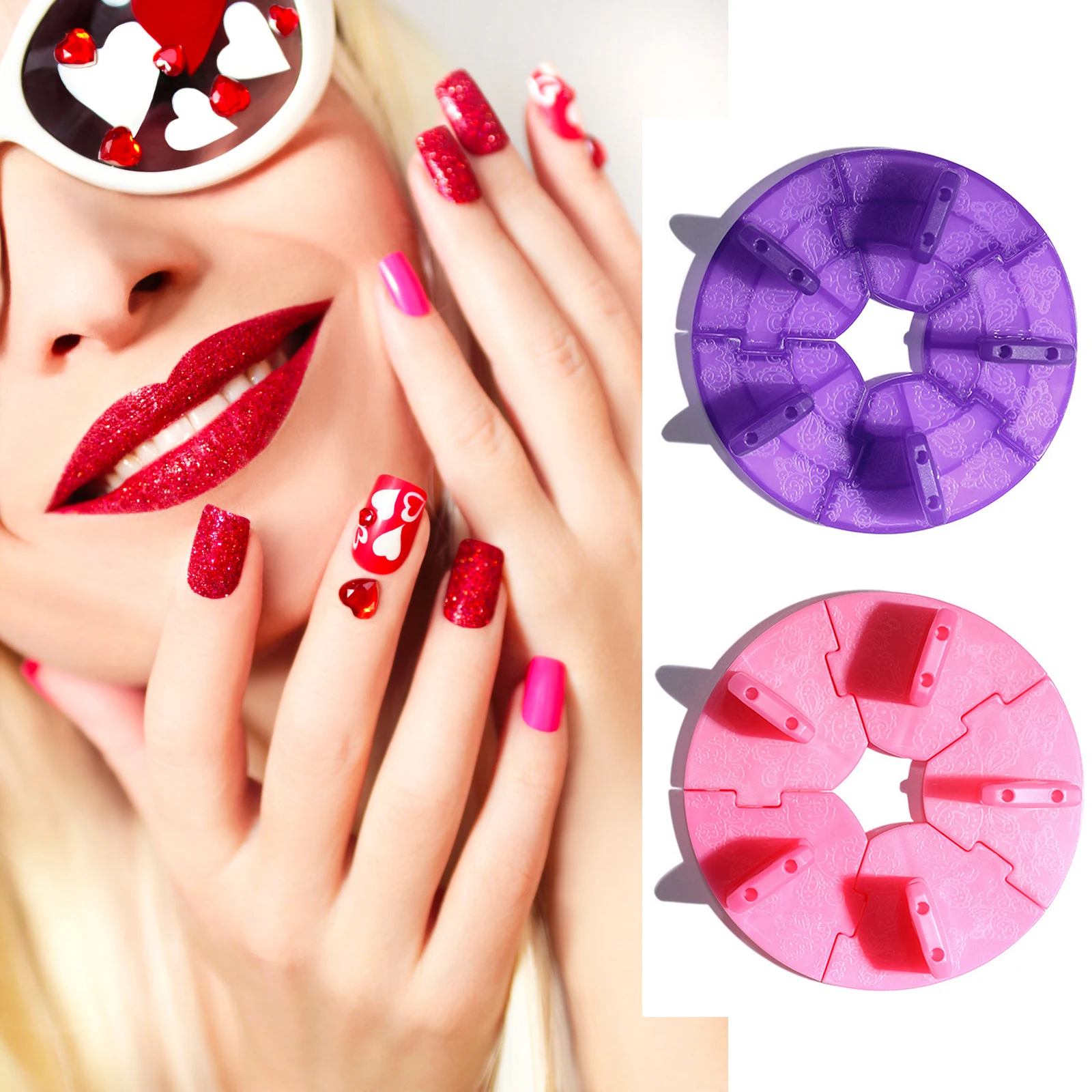 Nail Art Display Practice Holder Nail Polish Display Stand Removable Nail Tips DIY Nail Art Salon Manicure Training Nail Tools
Nail Art Display Practice Holder Nail Polish Display Stand Removable Nail Tips DIY Nail Art Salon Manicure Training Nail Tools