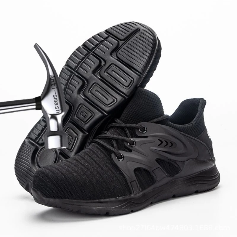 Flying Weaving Labor Protection Shoes Comfortable Sports Anti-smashing Anti-piercing Breathable Sports Safety Shoes Men's
Flying Weaving Labor Protection Shoes Comfortable Sports Anti-smashing Anti-piercing Breathable Sports Safety Shoes Men's