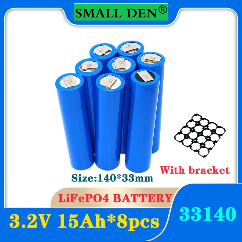 8 шт. новый оригинальный аккумулятор 3,2 в 15 Ач 33140 Lifepo4 Diy12v 24 в 36 в 48 в комплект солнечных батарей для электрического велосипеда скутера
8 шт. новый оригинальный аккумулятор 3,2 в 15 Ач 33140 Lifepo4 Diy12v 24 в 36 в 48 в комплект солнечных батарей для электрического велосипеда скутера