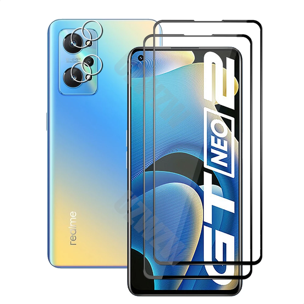 4 in 1 For Realme GT Neo 2 (5G) (2pcs) Full Coverage Tempered Glass Screen Protector & (2pcs) Camera Lens Protective Film
4 in 1 For Realme GT Neo 2 (5G) (2pcs) Full Coverage Tempered Glass Screen Protector & (2pcs) Camera Lens Protective Film