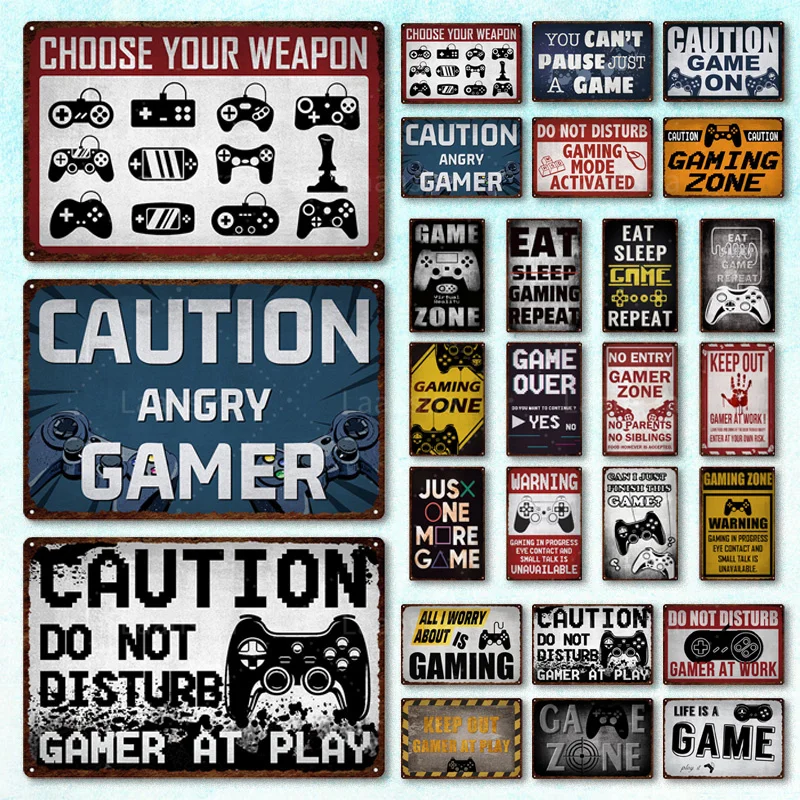 Game Zone Warning Sign Tin Sign Metal Plaque Vintage Poster Gamer At Work Warning For Home Game Room Man Cave Wall Decor Sticker
Game Zone Warning Sign Tin Sign Metal Plaque Vintage Poster Gamer At Work Warning For Home Game Room Man Cave Wall Decor Sticker