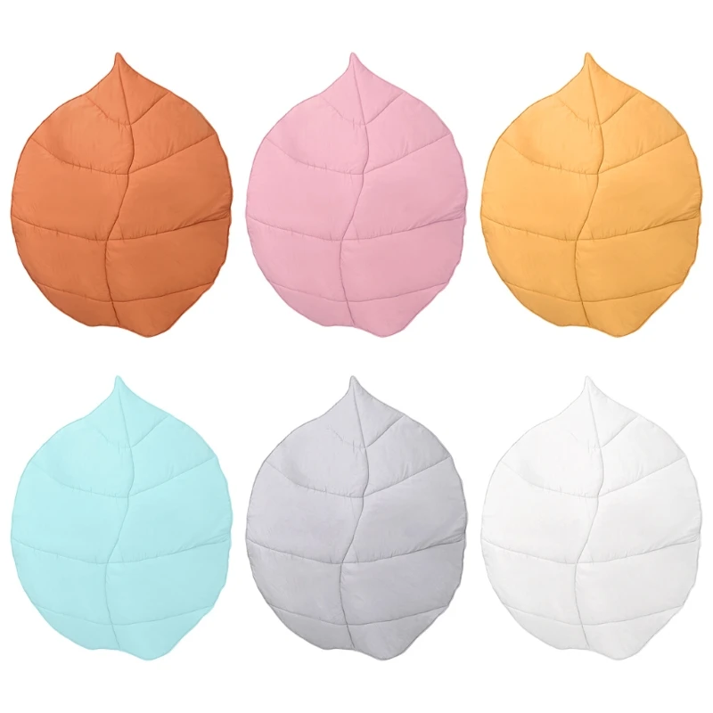 

Newborn Baby Cotton Crawling Carpet Blanket Leaves Shape Crawling for PLAY Mat Rug Kid Children Room Decor