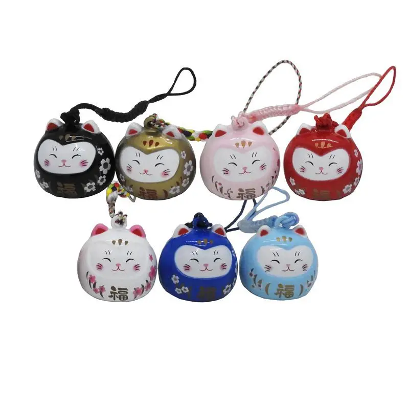 Mini Fortune Cat Wind Chimes with Strap Kawaii Cartoon Cat Pendant Totally Enclosed Bell Living Room Decoration Bag Accessories
Mini Fortune Cat Wind Chimes with Strap Kawaii Cartoon Cat Pendant Totally Enclosed Bell Living Room Decoration Bag Accessories