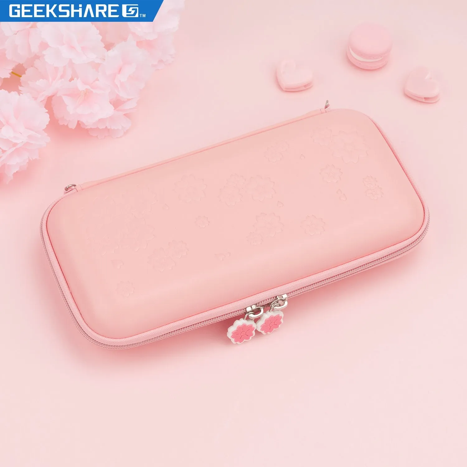 GeekShare Sakura Pink Portable Storage Bag for Nintendo Switch Lite Travel Carrying Case Shell Box For NS Lite Game Accessories 
GeekShare Sakura Pink Portable Storage Bag for Nintendo Switch Lite Travel Carrying Case Shell Box For NS Lite Game Accessories
