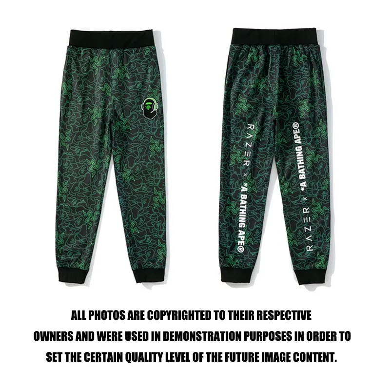 BAPE Mens Joggers Pant Sweatpants High Quality Cotton Shark Casual Drawstring Streetwear Green Long Pants 2022 Autumn New
BAPE Mens Joggers Pant Sweatpants High Quality Cotton Shark Casual Drawstring Streetwear Green Long Pants 2022 Autumn New