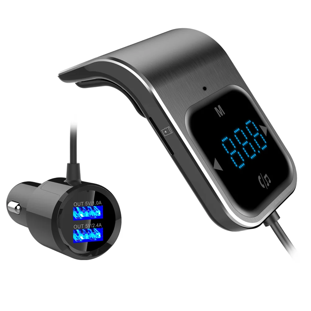 1 шт. FM-передатчик стерео двойной USB Громкая связь поддержка MP3 для автомобиля
1 шт. FM-передатчик стерео двойной USB Громкая связь поддержка MP3 для автомобиля