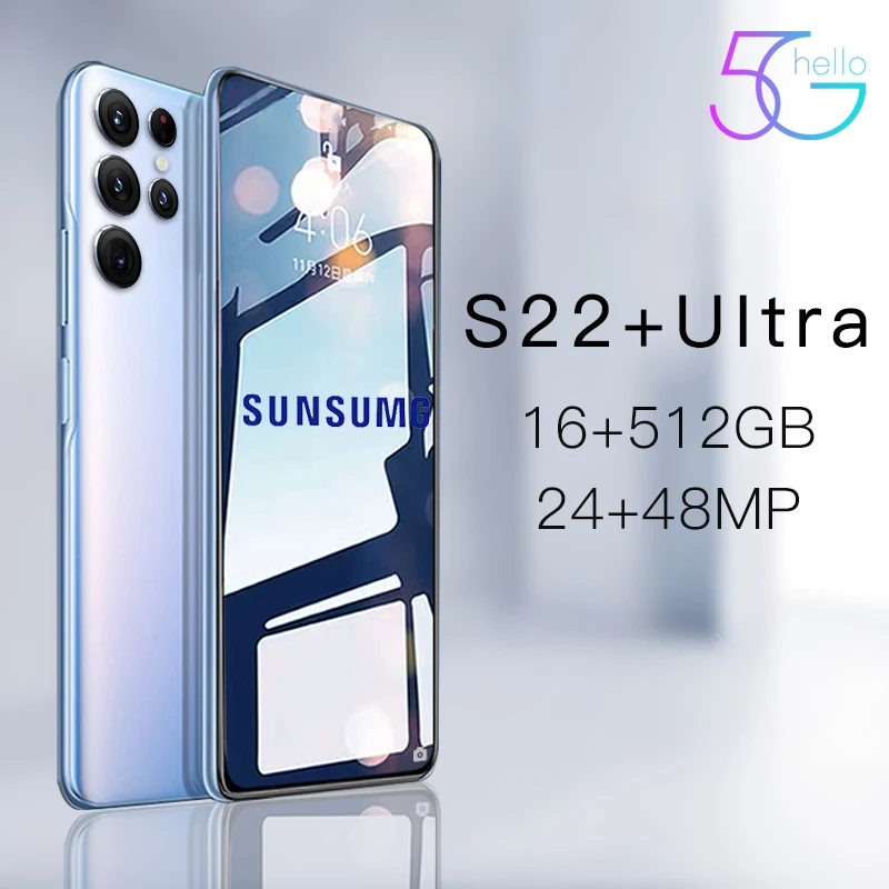Новые Android-смартфоны S22, ультра полноэкранный мобильный телефон 6,8 дюймов HD, мобильные телефоны с камерой 24 + 48 МП, смартфон с разблокировкой
Новые Android-смартфоны S22, ультра полноэкранный мобильный телефон 6,8 дюймов HD, мобильные телефоны с камерой 24 + 48 МП, смартфон с разблокировкой
