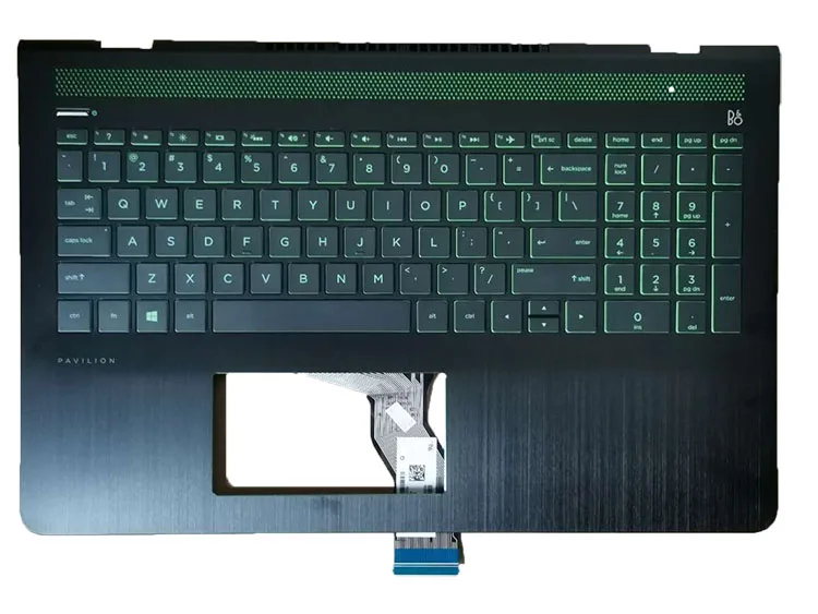 New original for HP Pavilion Power 15-CB076TX 15-CB TPN-Q193 laptop keyboard C shell all-in-one black and green keyboard cover
New original for HP Pavilion Power 15-CB076TX 15-CB TPN-Q193 laptop keyboard C shell all-in-one black and green keyboard cover