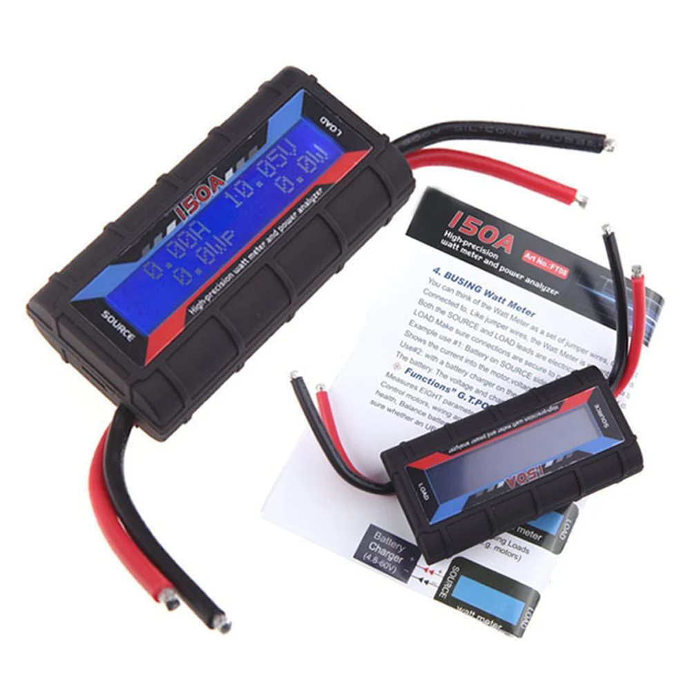 Power Current Power Analyzer 150A RC High Precision Power Analyzer & Watt Meter with Backlight LCD
Power Current Power Analyzer 150A RC High Precision Power Analyzer & Watt Meter with Backlight LCD