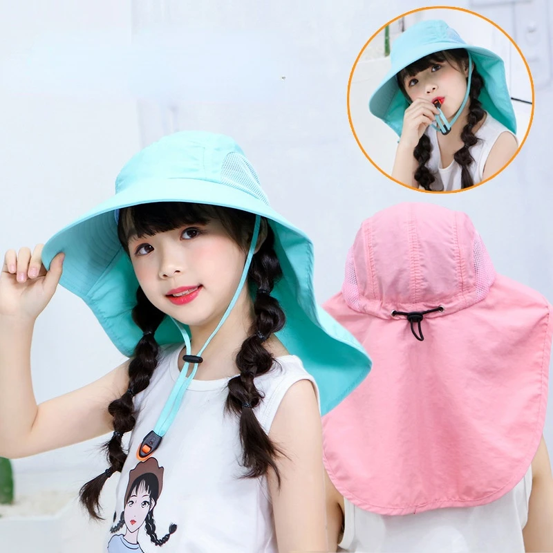 Children's Summer Hat Outdoor Fisherman Hat Breathable Waterproof Anti-ultraviolet Anti-UV Windproof Rope Plus Whistle Sun Hat
Children's Summer Hat Outdoor Fisherman Hat Breathable Waterproof Anti-ultraviolet Anti-UV Windproof Rope Plus Whistle Sun Hat