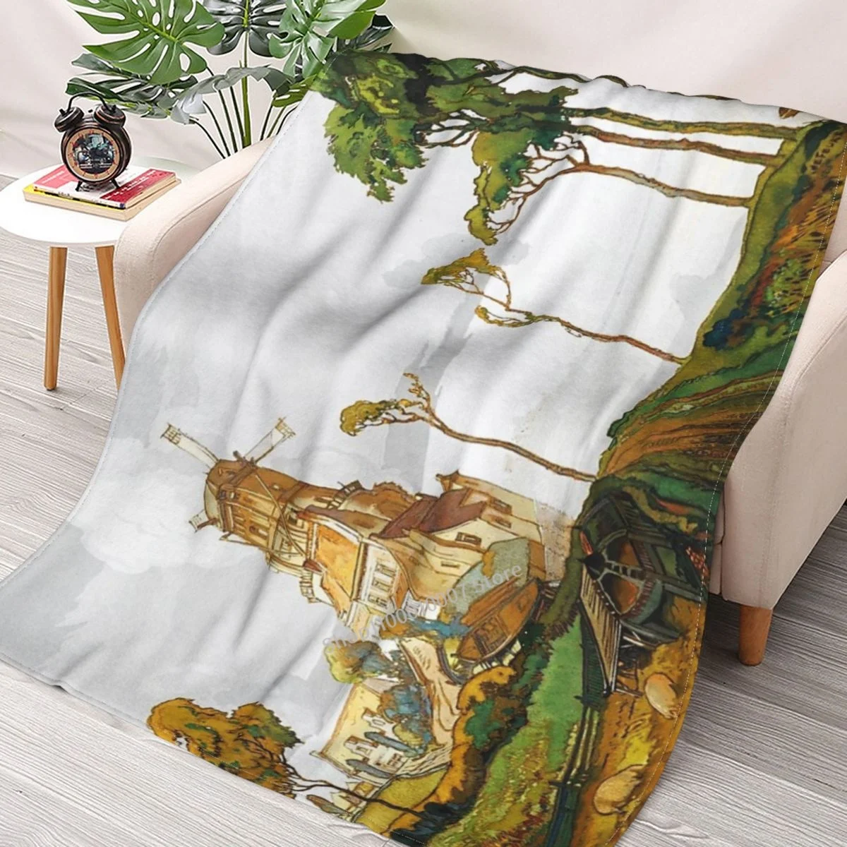Dutch Landscape With A Windmill Throw Blanket 3D printed sofa bedroom decorative blanket children adult Christmas gift
Dutch Landscape With A Windmill Throw Blanket 3D printed sofa bedroom decorative blanket children adult Christmas gift