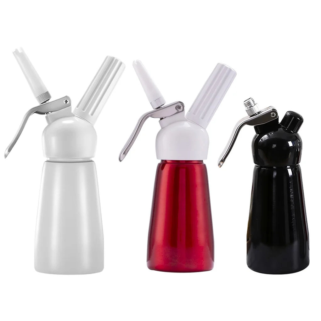 Whip Cream Dispensers with Three Different Decorating Nozzles 250ml Aluminum Alloy Whipped Cream Dispenser Home Kitchen
Whip Cream Dispensers with Three Different Decorating Nozzles 250ml Aluminum Alloy Whipped Cream Dispenser Home Kitchen