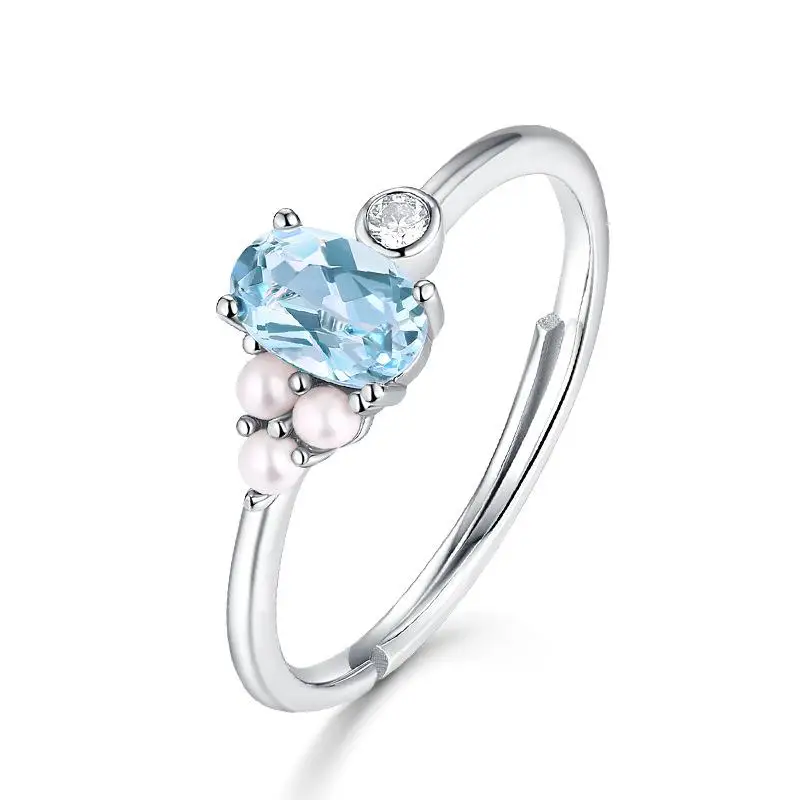 Natural Topaz Ring S925 Sterling Silver 9k Gold Plated Zircon Freshwater Pearl London Blue Topaz Faceted Gemstone Rings Women
Natural Topaz Ring S925 Sterling Silver 9k Gold Plated Zircon Freshwater Pearl London Blue Topaz Faceted Gemstone Rings Women