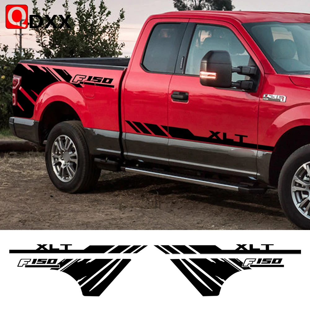 4PCS Car Stickers Side Body Stripe Auto Quarter Panel Graphic Vinyl Decoration Custom Decal For Ford F150 Sport Film Accessories
4PCS Car Stickers Side Body Stripe Auto Quarter Panel Graphic Vinyl Decoration Custom Decal For Ford F150 Sport Film Accessories