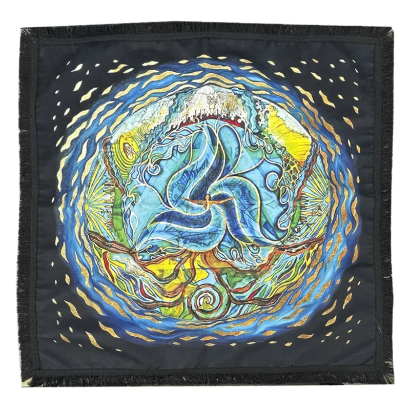 Gaia Celtic Sea of Stars Altar Velvet Tarot Tablecloth Astrology Play Mat Flannel Oracle Tablecloth Fate Divination
Gaia Celtic Sea of Stars Altar Velvet Tarot Tablecloth Astrology Play Mat Flannel Oracle Tablecloth Fate Divination