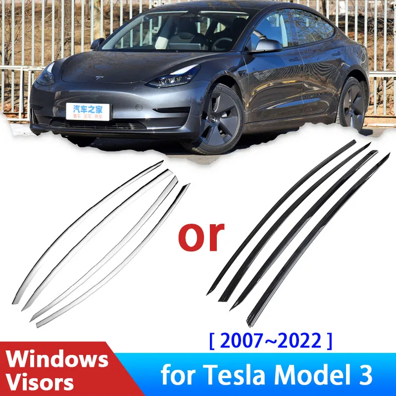 Ветровое стекло для Tesla Model 3 2017 ~ 2022, аксессуары, автомобильные оконные козырьки, гальванические дефлекторы, защита от дождя, бровей, солнцезащитный козырек, дым
Ветровое стекло для Tesla Model 3 2017 ~ 2022, аксессуары, автомобильные оконные козырьки, гальванические дефлекторы, защита от дождя, бровей, солнцезащитный козырек, дым
