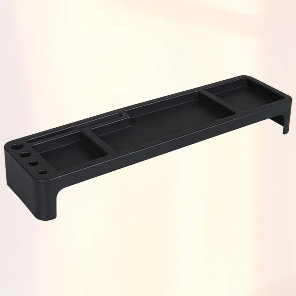 Keyboard Shelf Multifunctional Many Lattices Commodity Shelf Supporting Shelf for Home (Black) Desk
Keyboard Shelf Multifunctional Many Lattices Commodity Shelf Supporting Shelf for Home (Black) Desk