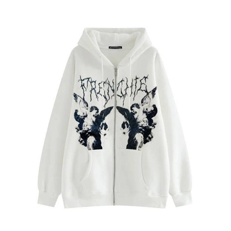 New White Hooded Sweatshirts Couple Autumn Winter Long Sleeve Zipper Casual Loose Hoodies Oversized Coats Blue Red Black Jackets
New White Hooded Sweatshirts Couple Autumn Winter Long Sleeve Zipper Casual Loose Hoodies Oversized Coats Blue Red Black Jackets
