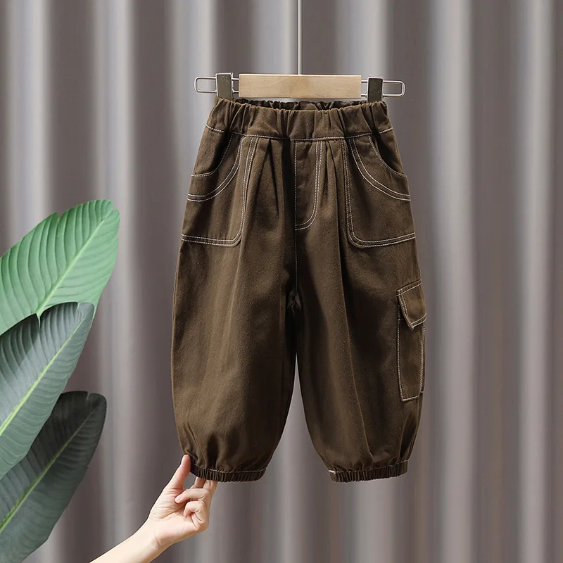 Teenage Cargo Pants Boys Pants 2-11Years Old Cotton Korean Casual Loose Pants Children Apring and Autumn Trousers Large Pockets
Teenage Cargo Pants Boys Pants 2-11Years Old Cotton Korean Casual Loose Pants Children Apring and Autumn Trousers Large Pockets
