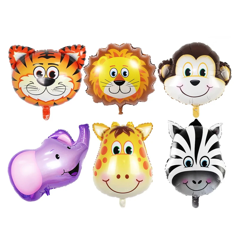 6pcs Giant Zoo Animal Balloons Kit For Jungle Safari Animals Theme Birthday Party Decorations
6pcs Giant Zoo Animal Balloons Kit For Jungle Safari Animals Theme Birthday Party Decorations