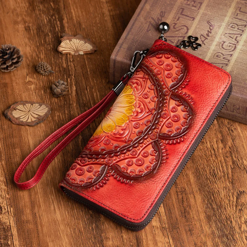 Retro Wallet 2023 New Vintage Genuine Leather Wallets For Women Handmade Embossed Purse China Style Card Holder Female
Retro Wallet 2023 New Vintage Genuine Leather Wallets For Women Handmade Embossed Purse China Style Card Holder Female