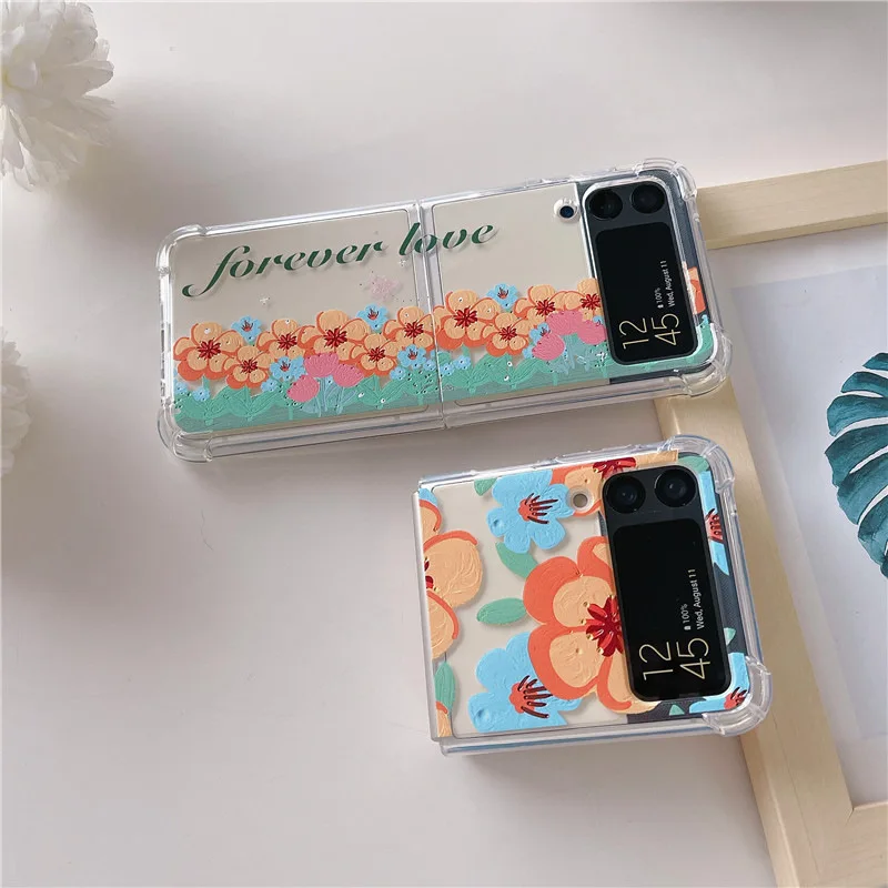 Summer Daisy Flower Transparent Phone Case for Samsung Galaxy Z Flip 3 5G PC Back Cover for ZFlip3 Protective Hard Case Shell
Summer Daisy Flower Transparent Phone Case for Samsung Galaxy Z Flip 3 5G PC Back Cover for ZFlip3 Protective Hard Case Shell