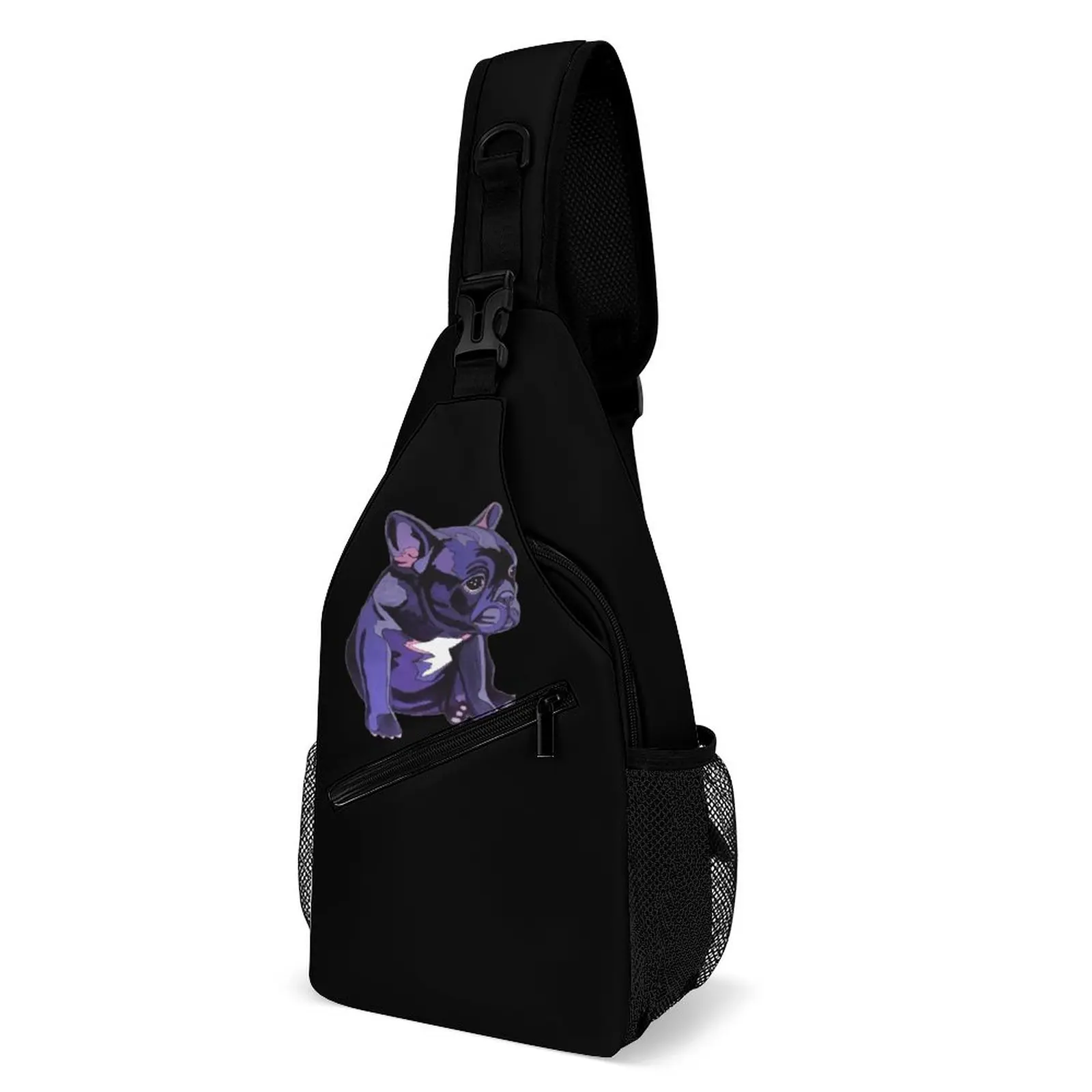 French Bulldog in Purple Full Printed Twill Chest Bag Sports Activities Casual Graphic Lasting Snug Field Pack
French Bulldog in Purple Full Printed Twill Chest Bag Sports Activities Casual Graphic Lasting Snug Field Pack