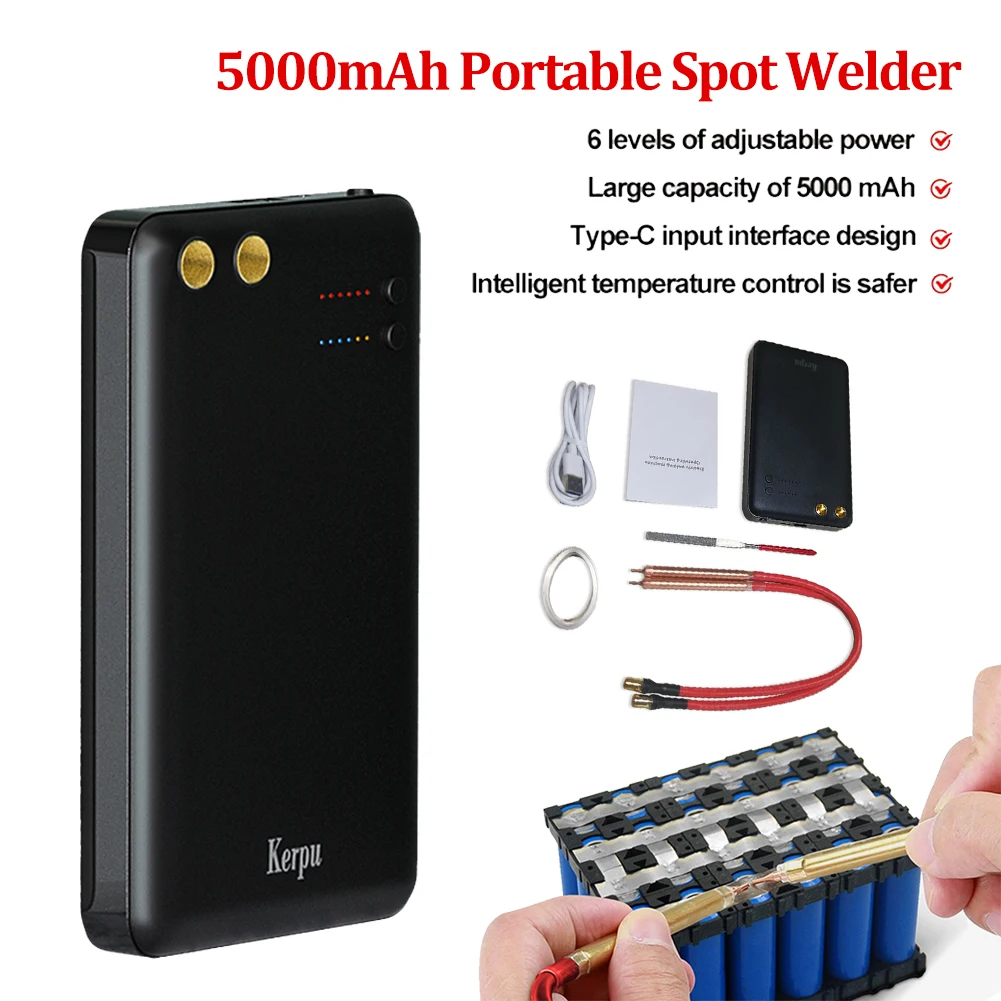 Spot Welding Machine 6 Gears Adjustable Mini Spot Welder For 18650 Battery Handheld Spot WelderTool Kit With Nickel Sheet
Spot Welding Machine 6 Gears Adjustable Mini Spot Welder For 18650 Battery Handheld Spot WelderTool Kit With Nickel Sheet