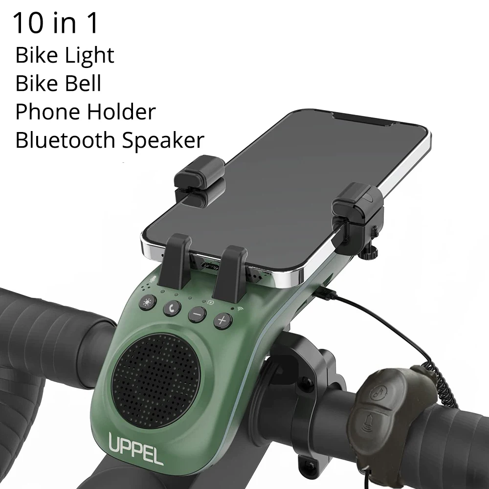 Велосипедный телефонный держатель Rrskit 10 в 1, Bluetooth Seapker 5000 мАч, USB Перезаряжаемый велосипедный светильник, Мобильный держатель, велосипедный ...
Велосипедный телефонный держатель Rrskit 10 в 1, Bluetooth Seapker 5000 мАч, USB Перезаряжаемый велосипедный светильник, Мобильный держатель, велосипедный ...