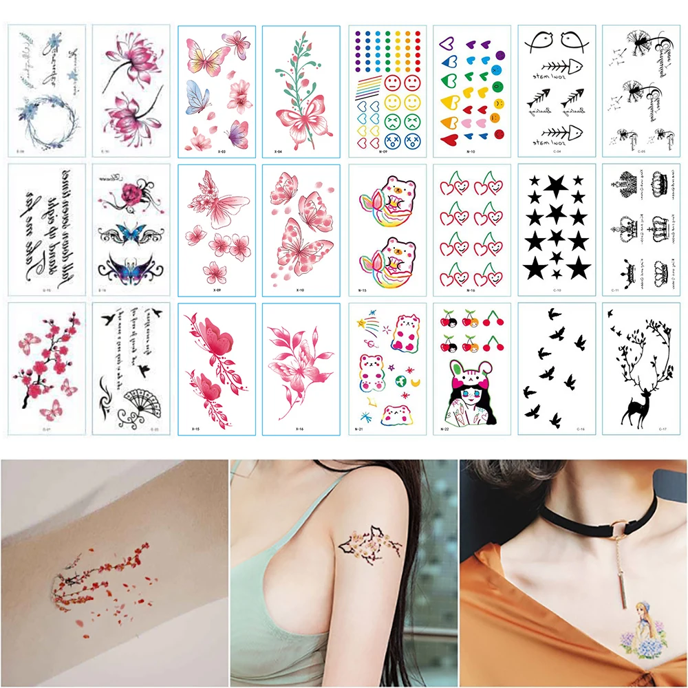 VISIBLE 30 Pieces/set Sexy Temporary Art Painting Arm Flower Waterproof Tattoos for Women Legs Sticker Colored Drawing Tattoos
VISIBLE 30 Pieces/set Sexy Temporary Art Painting Arm Flower Waterproof Tattoos for Women Legs Sticker Colored Drawing Tattoos