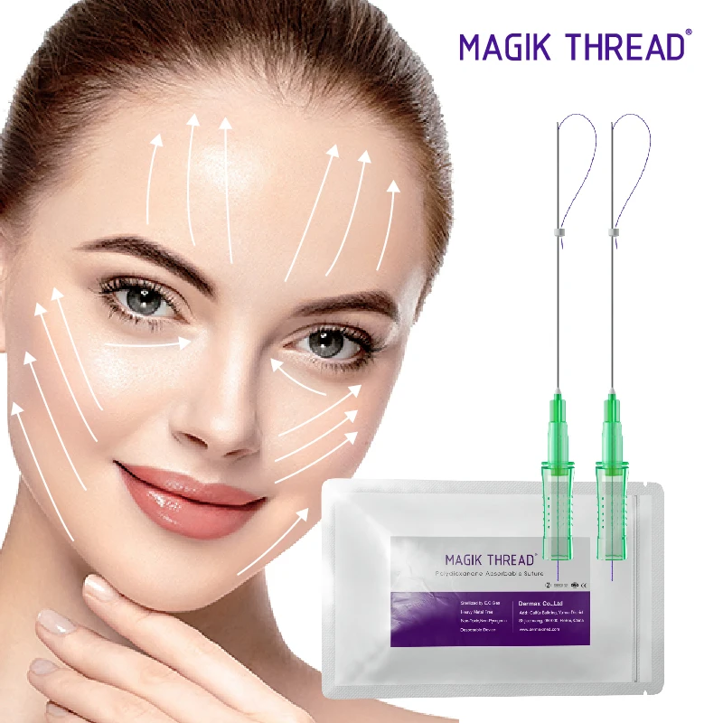 Magik Thread Spiculas Model Pcl Pdo Tensor Wire Korean Material Cog 4D 21G 60Mm Fox Eye Thread Lift
Magik Thread Spiculas Model Pcl Pdo Tensor Wire Korean Material Cog 4D 21G 60Mm Fox Eye Thread Lift