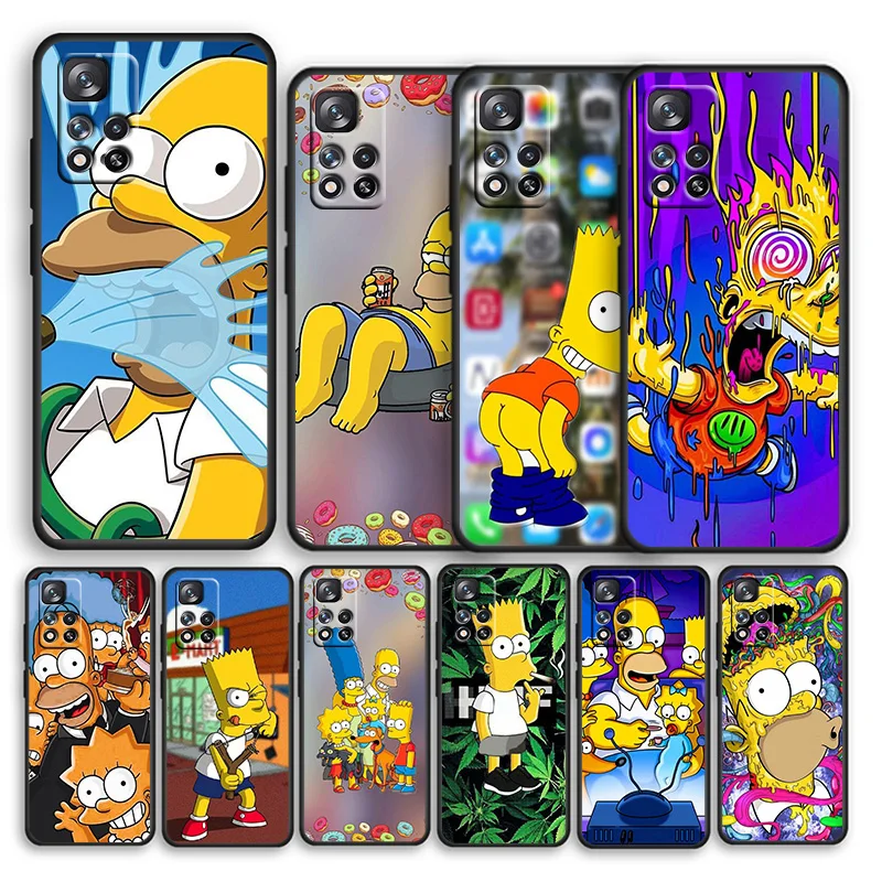 Disney Simpson Cute For Xiaomi Redmi Note 11 11T 10 9 8 7 6 5 4 Pro 5G 4G Silicone Soft Shockproof Black Phone Case
Disney Simpson Cute For Xiaomi Redmi Note 11 11T 10 9 8 7 6 5 4 Pro 5G 4G Silicone Soft Shockproof Black Phone Case