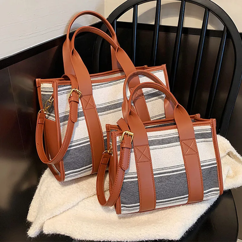 Новинка 2023, портфель, сумка для ноутбука, дизайнерская сумка, клетчатая Холщовая Сумка на плечо, женская кожаная сумка-тоут через плечо с высокой вместимостью
Новинка 2023, портфель, сумка для ноутбука, дизайнерская сумка, клетчатая Холщовая Сумка на плечо, женская кожаная сумка-тоут через плечо с высокой вместимостью