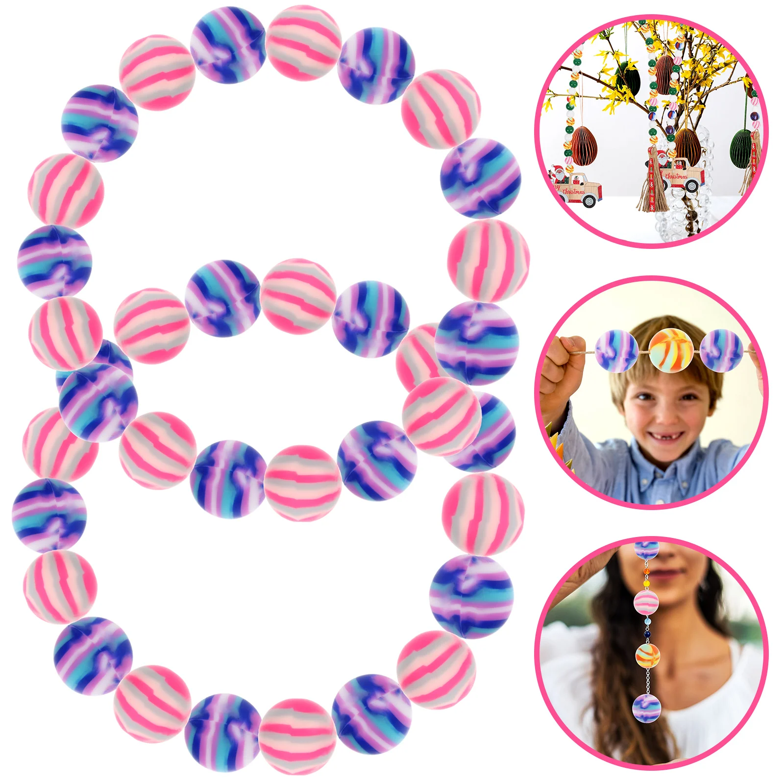 50 Pcs Silicone Bead Kit Beads DIY Loose Jewelry Charm Baby Bangle Handcraft Garland Beaded Bracelets Molar Crafts
50 Pcs Silicone Bead Kit Beads DIY Loose Jewelry Charm Baby Bangle Handcraft Garland Beaded Bracelets Molar Crafts