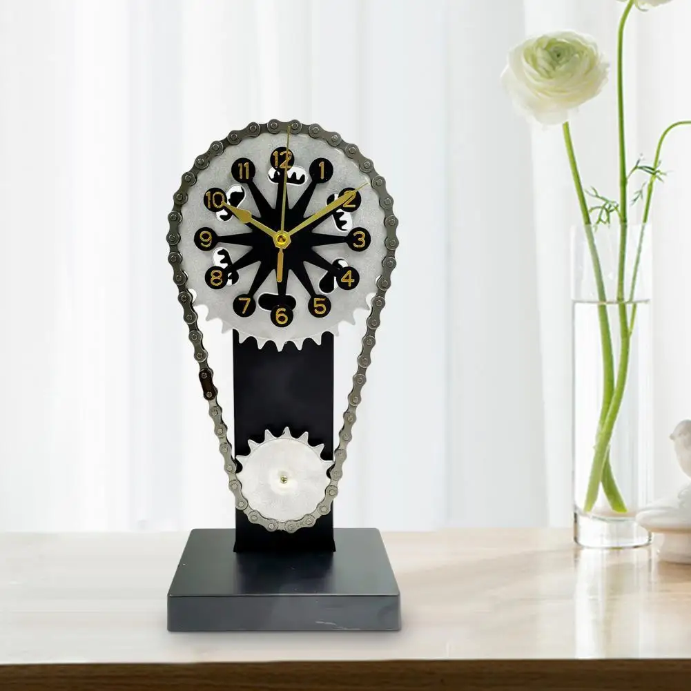 Rotating Gear Clock Large Display Rust-proof ABS Battery Powered Silent Non-Ticking Wall Clock Home Supplies
Rotating Gear Clock Large Display Rust-proof ABS Battery Powered Silent Non-Ticking Wall Clock Home Supplies