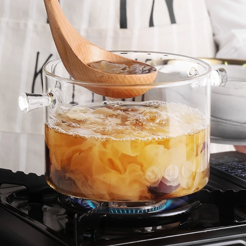 1.35/1.5L Household Heat Resistant Glass Soup Porridge Pot Microwave Fire Heating Transparent Glass Bowl Kitchen Cooking Tools
1.35/1.5L Household Heat Resistant Glass Soup Porridge Pot Microwave Fire Heating Transparent Glass Bowl Kitchen Cooking Tools