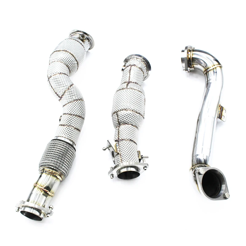 Exhaust Downpipe For BMW M3/M4 G82 G80 G83 G8X 3.0T 2019-2022 Stainless Steel Downpipe without catalyst
Exhaust Downpipe For BMW M3/M4 G82 G80 G83 G8X 3.0T 2019-2022 Stainless Steel Downpipe without catalyst