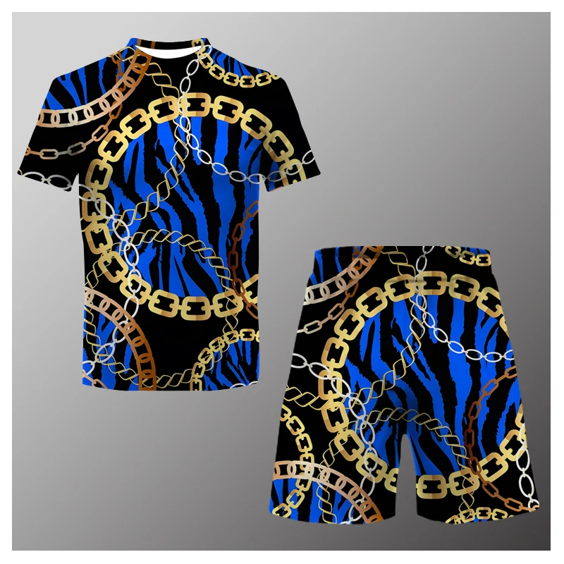 New Summer Men's Sets Casual Fashion Printed T Shirt + Beach Shorts Suit Man O-Neck T-Shirt 2 Pieces Asian Size XXS-6XL
New Summer Men's Sets Casual Fashion Printed T Shirt + Beach Shorts Suit Man O-Neck T-Shirt 2 Pieces Asian Size XXS-6XL