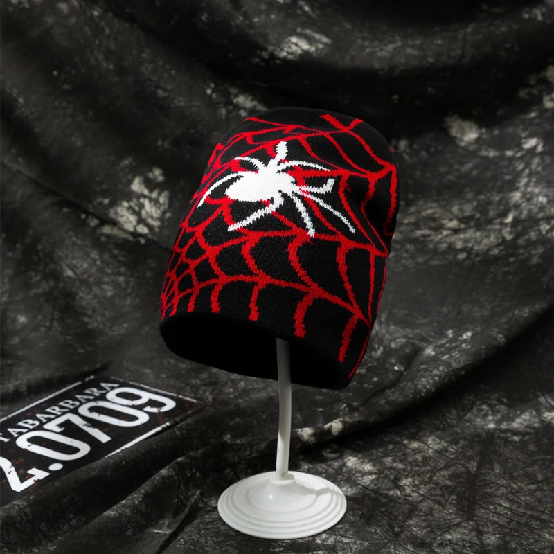 Spider Web Pattern Knitted Hat Minus Two Beanie Cargo Y2K New Hip Hop Fashion Cold Hats Men's and Women's Warm Dome Jacquard Cap
Spider Web Pattern Knitted Hat Minus Two Beanie Cargo Y2K New Hip Hop Fashion Cold Hats Men's and Women's Warm Dome Jacquard Cap