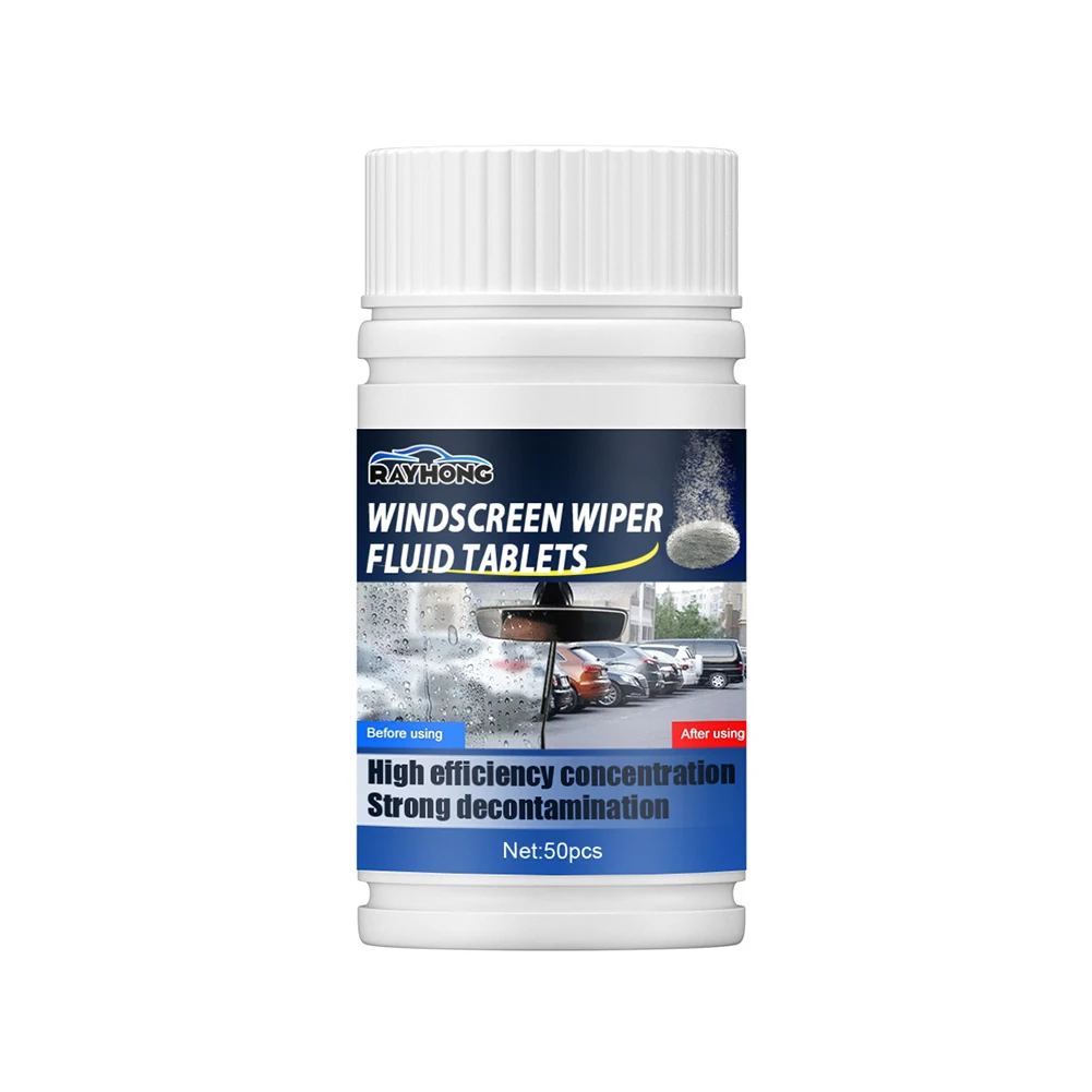 1 Bottle /50pcs Wiper Fine Windscreen Cleaner Effervescent Tablets Car Washing Cleaning Agent Tablet Environmentally Friendly
1 Bottle /50pcs Wiper Fine Windscreen Cleaner Effervescent Tablets Car Washing Cleaning Agent Tablet Environmentally Friendly
