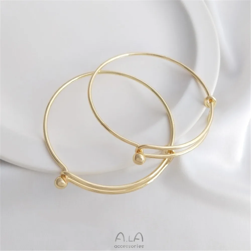 Color protection 14K gold removable bracelet diy handmade winding crystal pearl bracelet handmade jewelry accessories
Color protection 14K gold removable bracelet diy handmade winding crystal pearl bracelet handmade jewelry accessories
