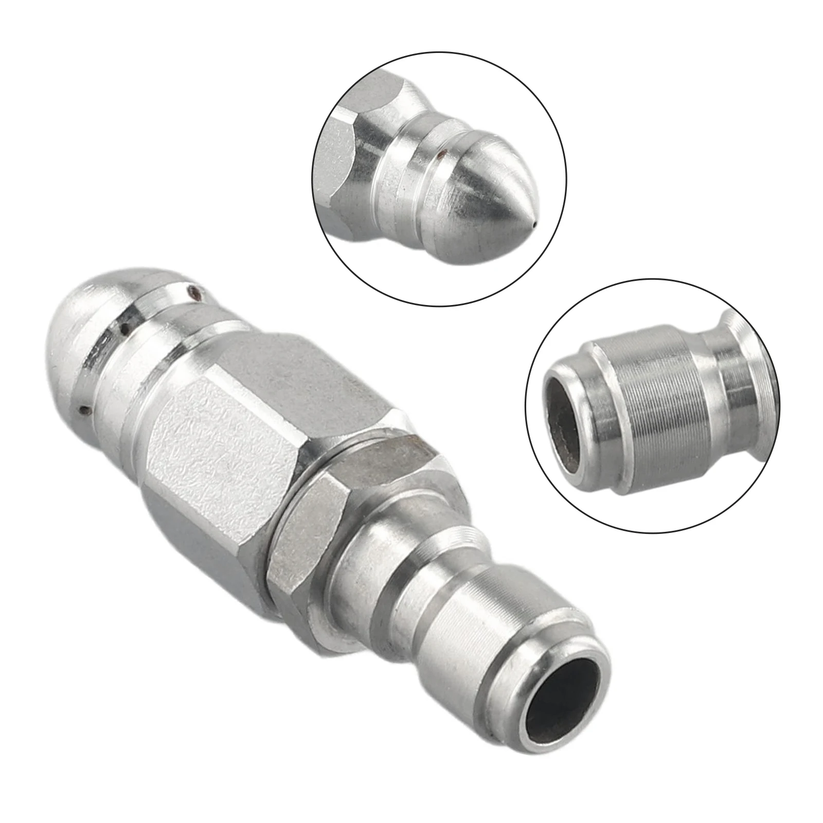 1 Front 6 Back Nozzle 1/4 inches 1/4'' Drain Stainless Steel Wear Resistance 1/4inch Accessory Low Cost Replace
1 Front 6 Back Nozzle 1/4 inches 1/4'' Drain Stainless Steel Wear Resistance 1/4inch Accessory Low Cost Replace