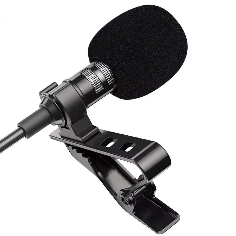 1.5m Mini Portable Lavalier Microphone Condenser Clip-on Lapel Mic Wired Mikrofo/Microfon for Phone for Laptop PC
1.5m Mini Portable Lavalier Microphone Condenser Clip-on Lapel Mic Wired Mikrofo/Microfon for Phone for Laptop PC