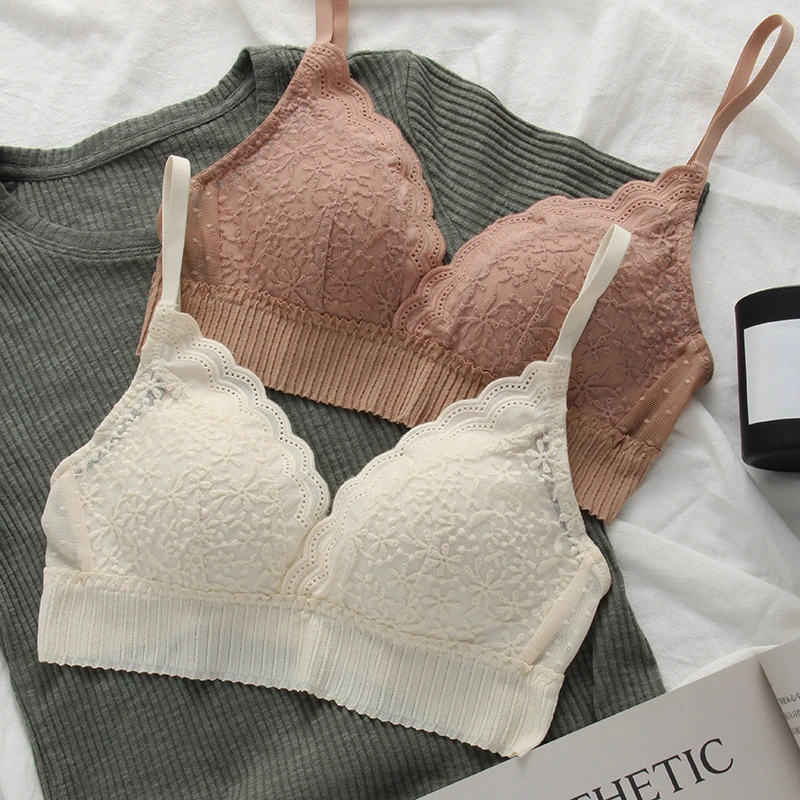 Push Up Lingerie Lace Bra for Women Sexy Bralette Wireless Underwear Ladies Bras Top Female Brassiere Mesh Intimate Solid Color
Push Up Lingerie Lace Bra for Women Sexy Bralette Wireless Underwear Ladies Bras Top Female Brassiere Mesh Intimate Solid Color