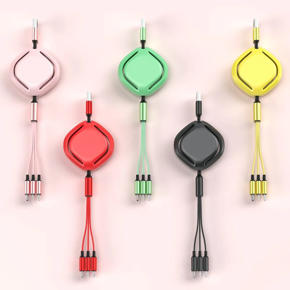 1.1m 3A MultiFunction Macaron 3 In 1 USB Charging Cable Micro B Type C For Android Charger Cable For IPhone Xiaomi Fast Charging
1.1m 3A MultiFunction Macaron 3 In 1 USB Charging Cable Micro B Type C For Android Charger Cable For IPhone Xiaomi Fast Charging